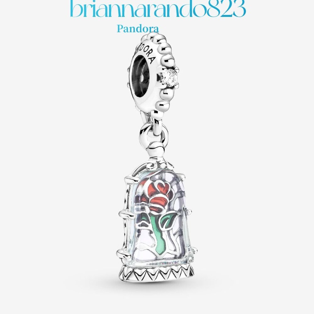 Pandora Disney Beauty And The Beast Enchanted Ros… - image 1